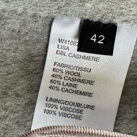 JOSEPH Lisa Wool And Cashmere Blend Felt
Wrap Coat in charcoal grey - Picture 15 of 15